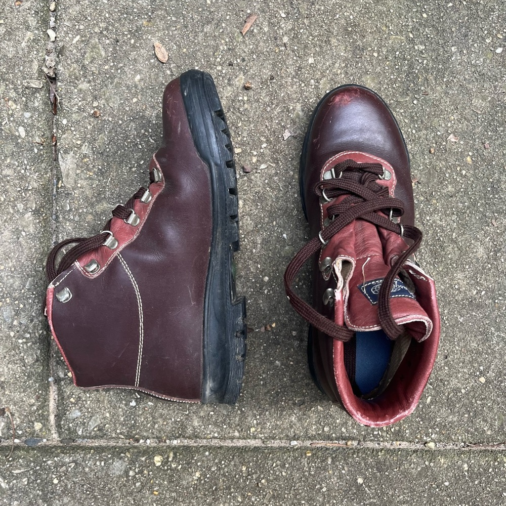 Vasque Burgundy and Black Men's Boots